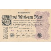 Vokietija. 1923 m. 2.000.000 markių. VF