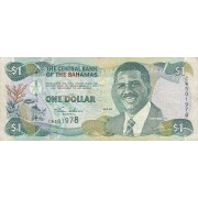 Bahamai. 2001 m. 1 doleris. VF-