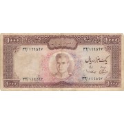 Iranas. 1969 m. 1.000 rialų. F