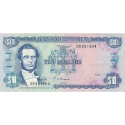 Jamaika. 1991 m. 10 dolerių. VF