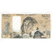 Prancūzija. 1990 m. 500 frankų. VF-