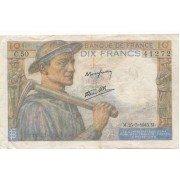 Prancūzija. 1943 m. 10 frankų. VF-