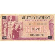 JAV. 1970 m. 5 centai. VF-