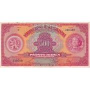 Čekoslovakija. 1929 m. 500 korunų. SPECIMEN. VF