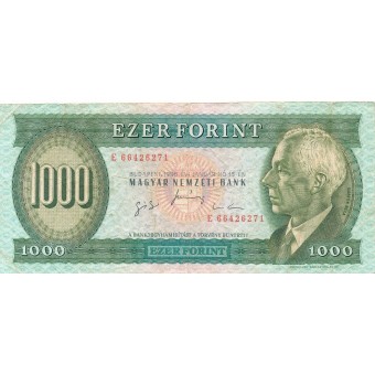 Vengrija. 1996 m. 1.000 forintų. VF-