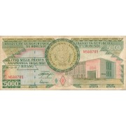 Burundis. 1997 m. 5.000 frankų. VF-