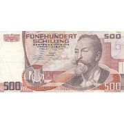 Austrija. 1985 m. 500 šilingų. VF-