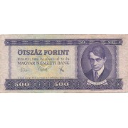 Vengrija. 1969 m. 500 forintų. VF-