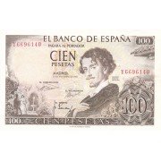 Ispanija. 1965 m. 100 pesetų. XF