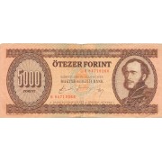 Vengrija. 1990 m. 5.000 forintų. VF-