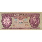 Vengrija. 1962 m. 100 forintų. VF-