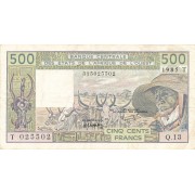 Togas. 1985 m. 500 frankų. VF-