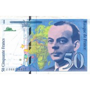 Prancūzija. 1999 m. 50 frankų. VF