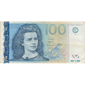 Estija. 1999 m. 100 kronų. VF-