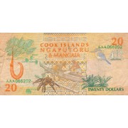 Kuko Salos. 1992 m. 20 dolerių. VF-