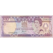 Fidžis. 1989 m. 10 dolerių. VF