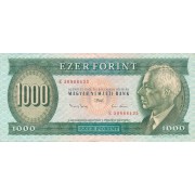Vengrija. 1993 m. 1.000 forintų. VF