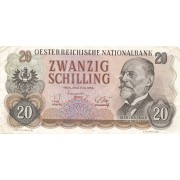 Austrija. 1956 m. 20 šilingų. VF-