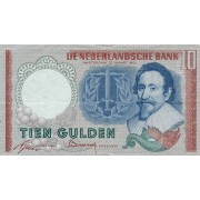 Nyderlandai. 1953 m. 10 guldenų. VF