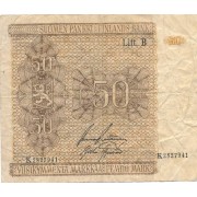 Suomija. 1945 m. 50 markių. F