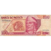 Meksika. 1999 m. 100 pesų. F