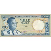 Kongas. 1964 m. 1.000 frankų. VF