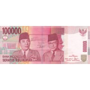 Indonezija. 2004 m. 100.000 rupijų. VF