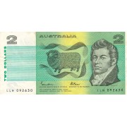 Australija. 1974-1985 m. 2 doleriai. P43e. VF