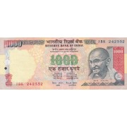 Indija. 2000-2006 m. 1.000 rupijų. VF-
