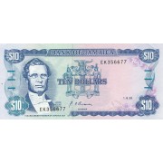 Jamaika. 1992 m. 10 dolerių. VF+