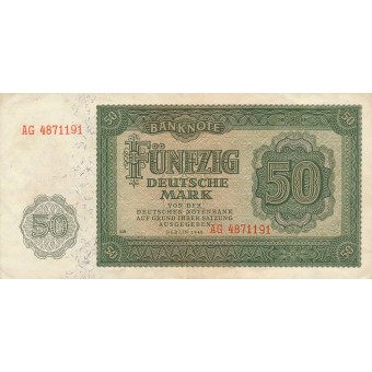 Vokietija / VDR. 1948 m. 50 markių. VF