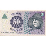 Danija. 1999 m. 50 kronų. VF