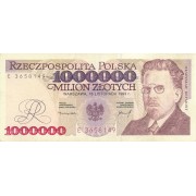 Lenkija. 1993 m. 1.000.000 zlotų. VF
