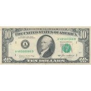 JAV. 1985 m. 10 dolerių. VF-
