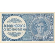Čekoslovakija. 1946 m. 1 koruna. XF+