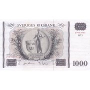 Švedija. 1973 m. 1.000 kronų. VF