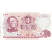 Norvegija. 1968 m. 100 kronų. VF