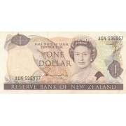 Naujoji Zelandija. 1981-1992 m. 1 doleris. P169a. VF-