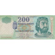 Vengrija. 1998 m. 200 forintų. VF-