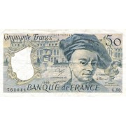 Prancūzija. 1988 m. 50 frankų. VF-