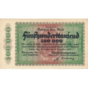 Vokietija / Oberhauzenas. 1923 m. 500.000 markių. VF
