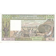Senegalas. 1983 m. 500 frankų, VF-