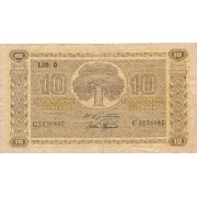 Suomija. 1939 m. 10 markių. F