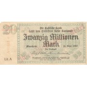 Vokietija / Manheimas. 1923 m. 2.000.000.000 markių. F