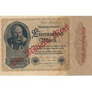 Vokietija. 1923 m. 1.000.000.000 ant 1.000 markių. VF