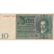 Vokietija. 1929 m. 10 markių. VF-