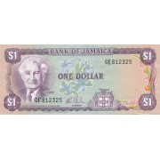 Jamaika. 1982-1986 m. 1 doleris. P64b. VF+