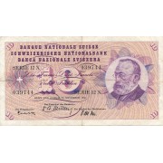 Šveicarija. 1956 m. 10 frankų. VF-