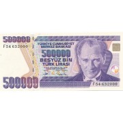 Turkija. 1993 m. 500.000 lyrų. P208c. aUNC