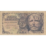 Ispanija. 1947 m. 5 pesetos. F